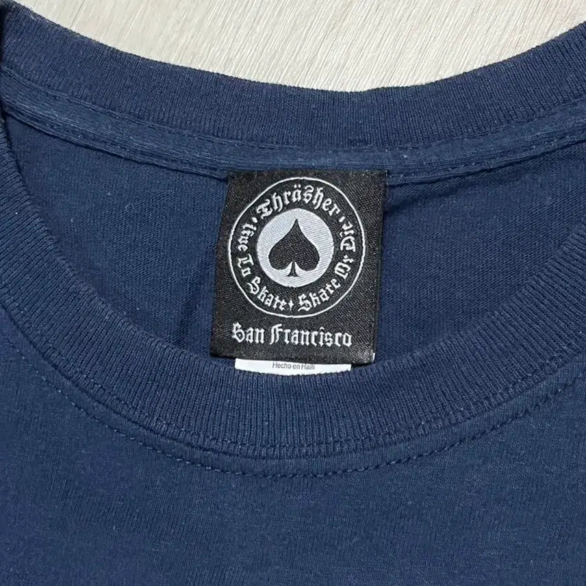 [BUNJANG] Treasure T-shirt Navy XL / 트레셔 반팔 티셔츠 네이비 XL