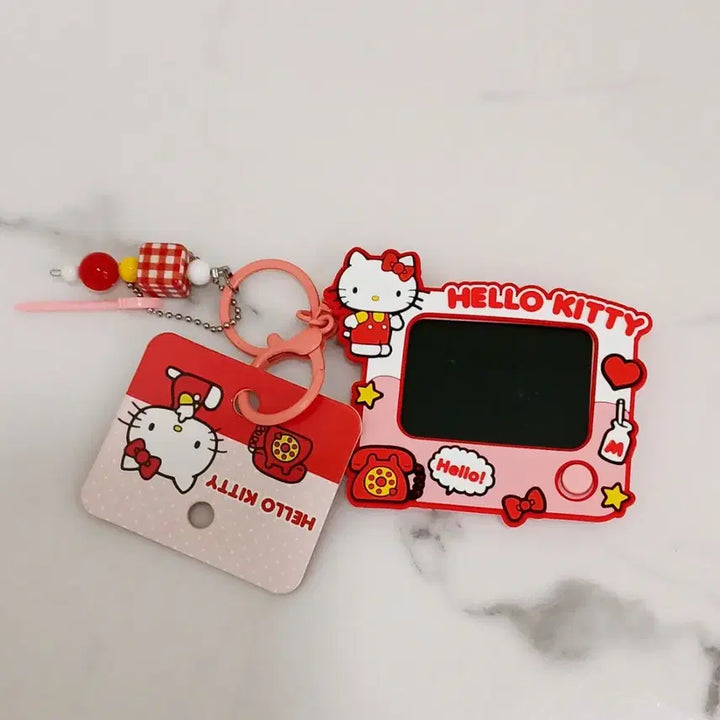 [BUNJANG] Hello Kitty LCD Memo Keychain / 정품 헬로키티 LCD 칠판 메모 키링 (새상품)