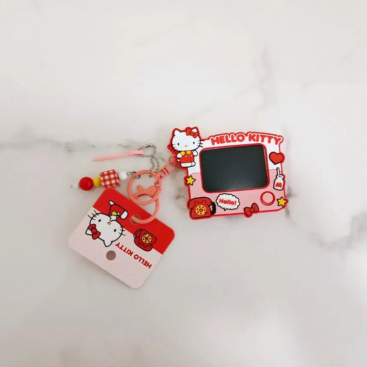 [BUNJANG] Hello Kitty LCD Memo Keychain / 정품 헬로키티 LCD 칠판 메모 키링 (새상품)