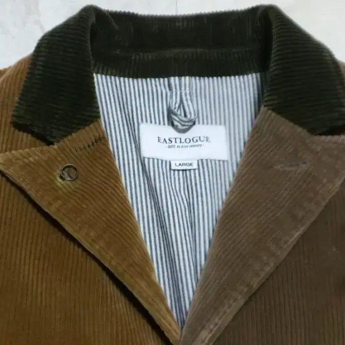 [BUNJANG] Eastlogue Corduroy Jacket & Vest Set / 이스트로그 코듀로이 자켓 L & 베스트 M