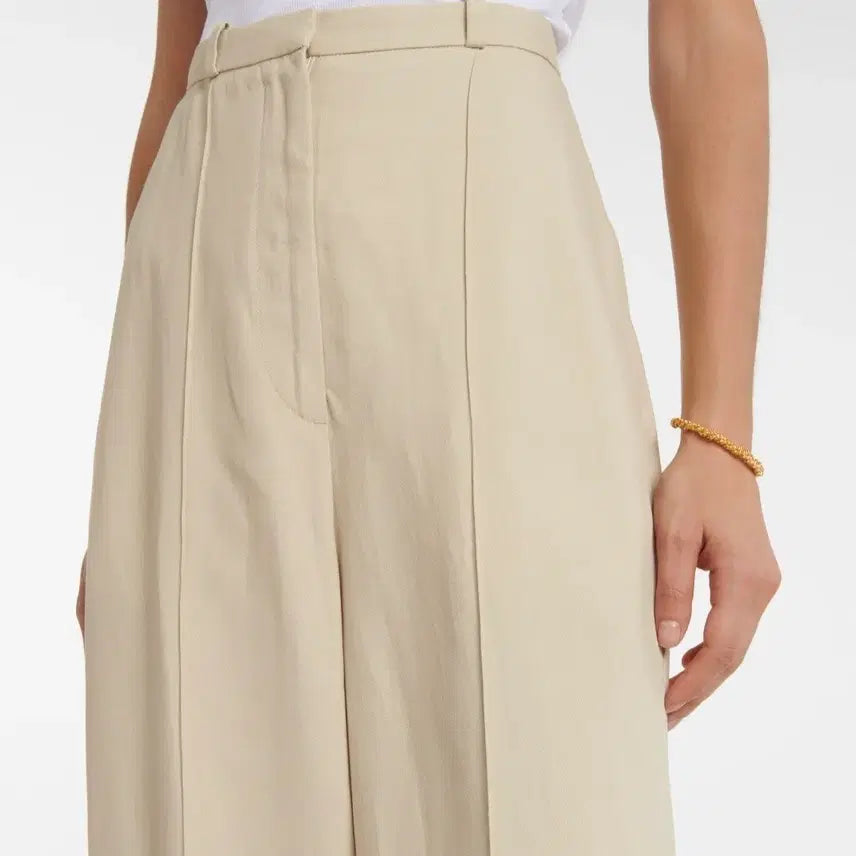 [BUNJANG] Toteme Viscose Linen Wide Slacks / 토템 비스코스 린넨 와이드 슬랙스