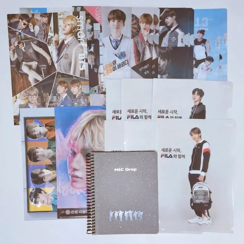 방탄소년단 L자파일 + 노트 일괄