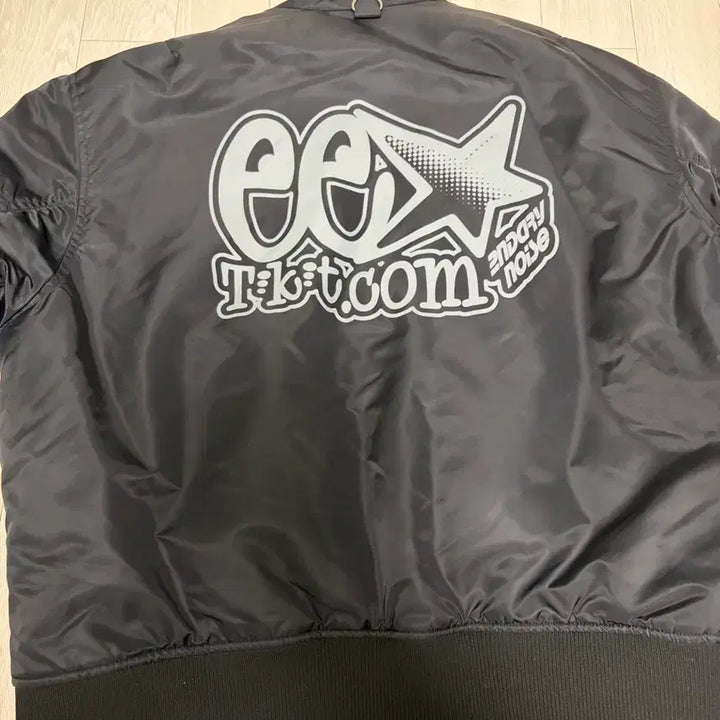 [BUNJANG] Tecket MA-1 Jacket Black (M) / 테켓 ee Electric MA-1 마원 자켓 블랙 m