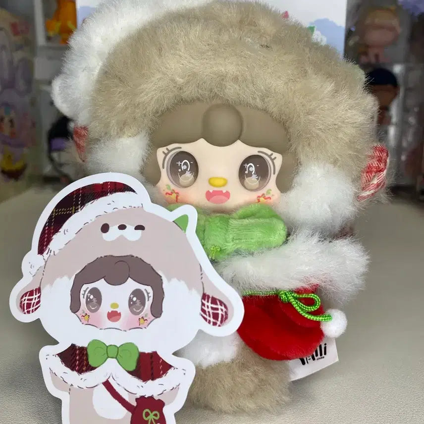 [BUNJANG] Baby3 Yuki Christmas Doll Keyring / 베이비쓰리 유키 크리스마스 인형 키링