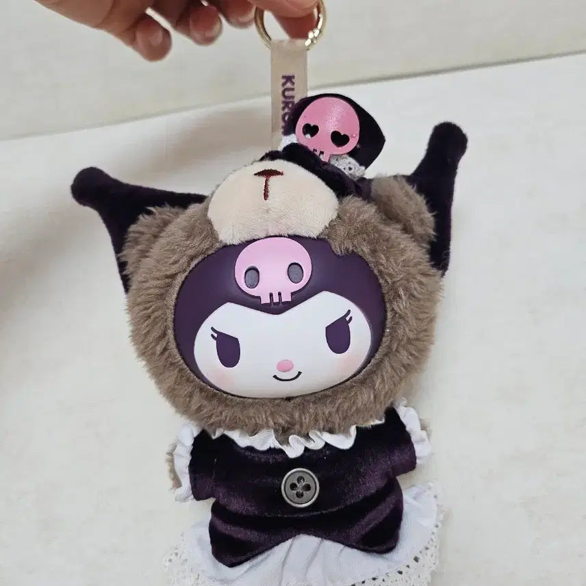 [BUNJANG] Sanrio Kuromi Figure Doll Keyring / 산리오 탑토이 쿠로미 피규어 인형키링
