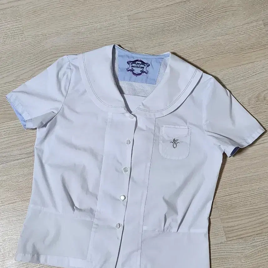 [BUNJANG] School Looks Summer Blouse (Includes Ribbon) / 스쿨룩스 학생복 하복 블라우스 94 (리본 포함)