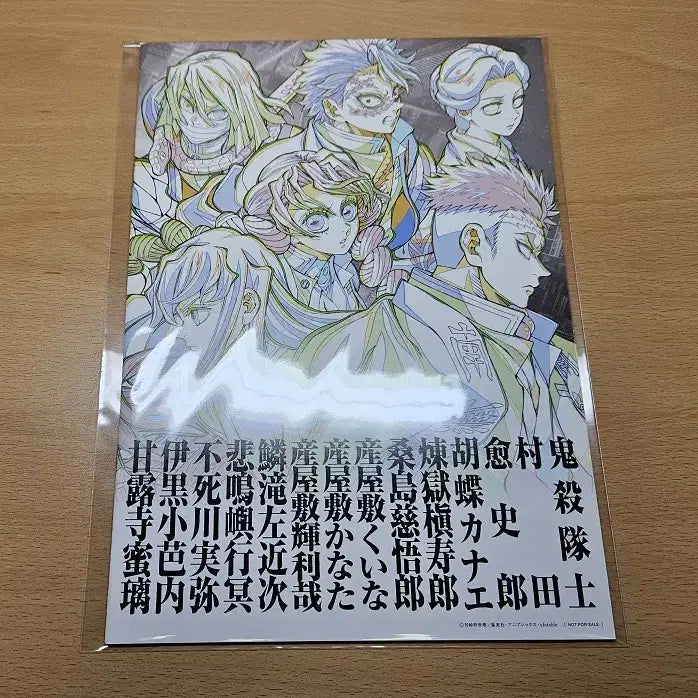 [SOLD OUT] 귀멸의 칼날 무한성편 일본 특전 팜플렛 부독본 귀살대편