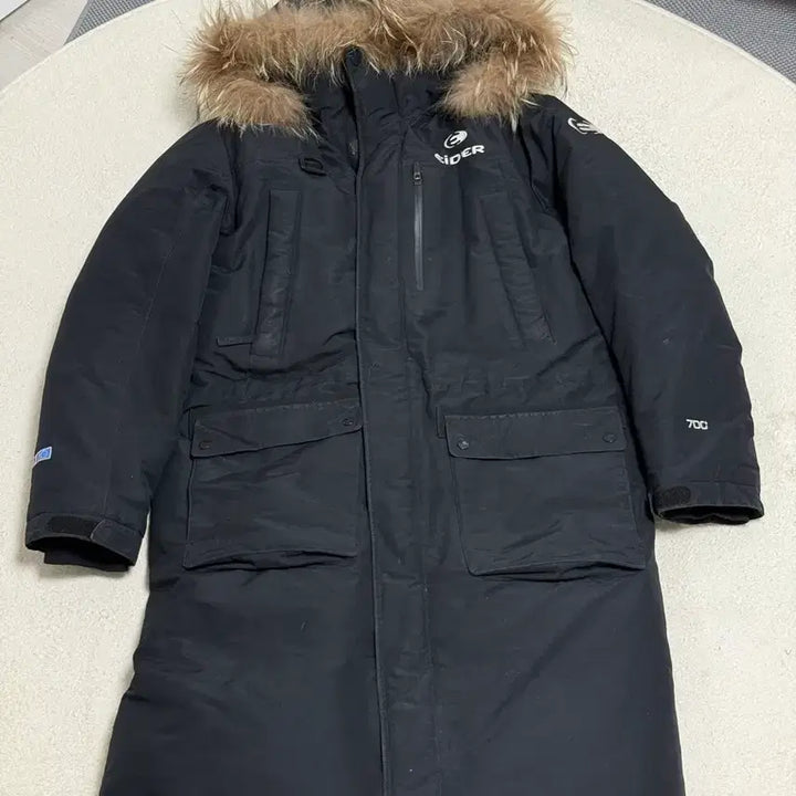 [BUNJANG] Aider Black Long Down Jacket XL / 아이더 블랙 롱패딩 700 필파워 XL