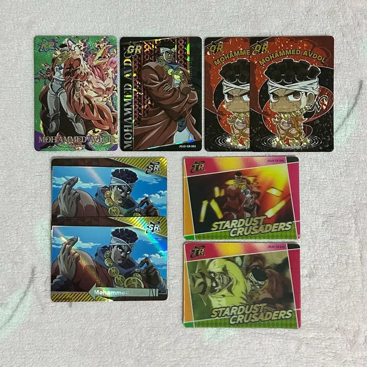 [BUNJANG] JoJo's Bizarre Adventure Part 3 Muhammad Avdol Magician's Red Lenticular Trading Card Bundle Set / 죠죠 3부 무함마드 압둘 매지션즈 레드 렌티큘러 트레이딩 카드 일괄