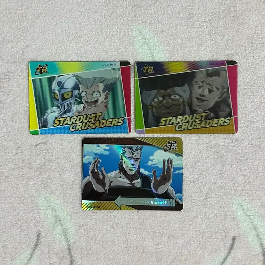 [BUNJANG] JoJo's Bizarre Adventure Jean Pierre Polnareff Silver Chariot Lenticular Trading Card / 죠죠 3부 장 피에르 폴나레프 실버 채리엇 렌티큘러 트레이딩 카드