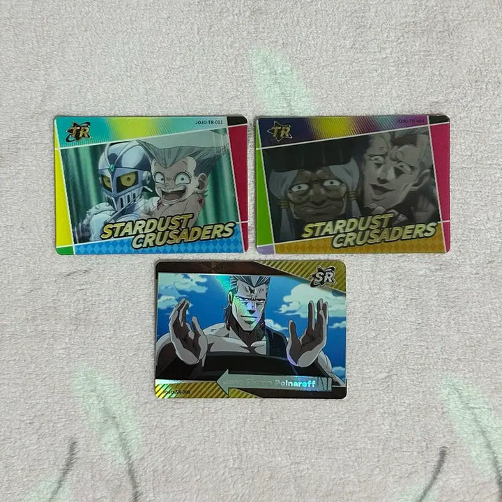 [BUNJANG] JoJo's Bizarre Adventure Jean Pierre Polnareff Silver Chariot Lenticular Trading Card / 죠죠 3부 장 피에르 폴나레프 실버 채리엇 렌티큘러 트레이딩 카드