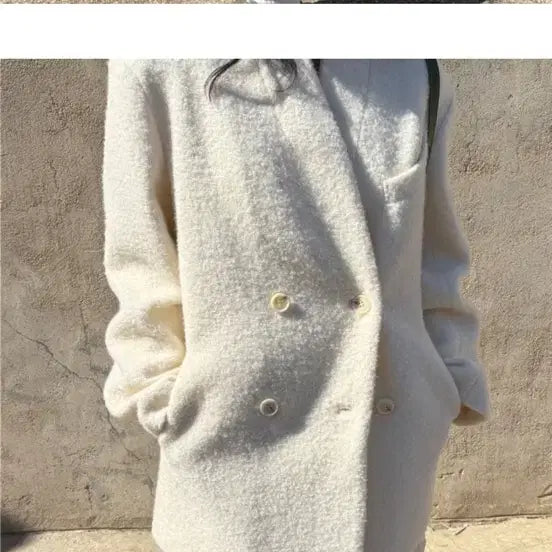 [BUNJANG] Bonita Wool Boucle Jacket Coat / 보니타 제작 울부클자켓코트