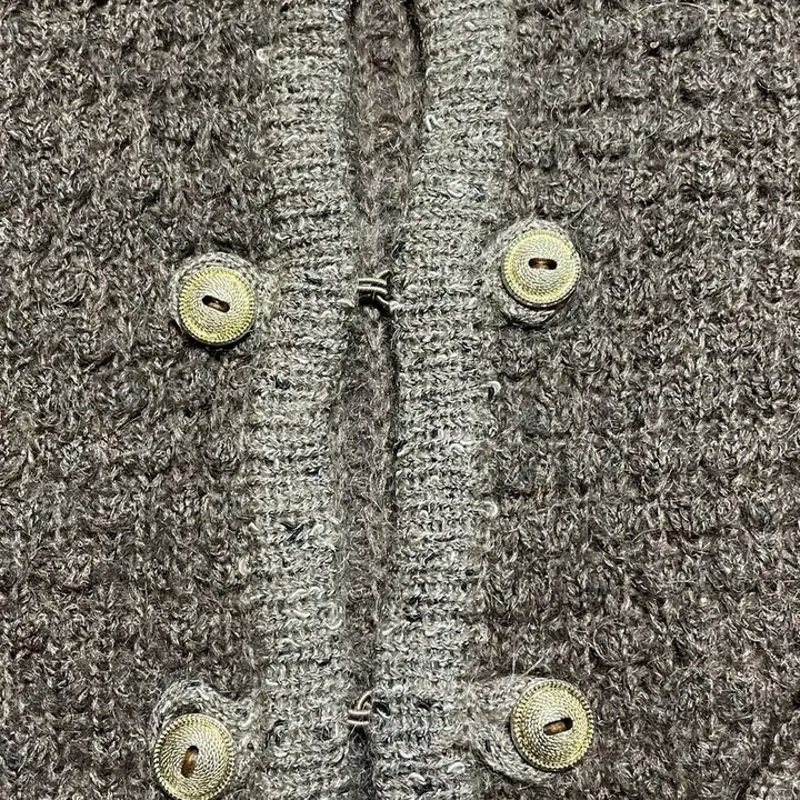 [BUNJANG] Vintage Japanese Gold Button Knit Cardigan / JPN 90s~00s 일본 빈티지 모리걸 y2k 금장버튼 니트 가디건