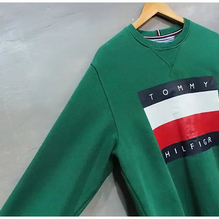 [BUNJANG] XL Tommy Hilfiger Big Logo Sweatshirt / [XL] 타미힐피거 빅로고 기모 맨투맨 (20%세일)