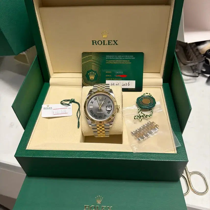 [BUNJANG] Rolex Datejust 41 Oystersteel Yellow Gold Watch / 롤렉스 데이저스트 41 콤비 오이스터스틸 100%정품