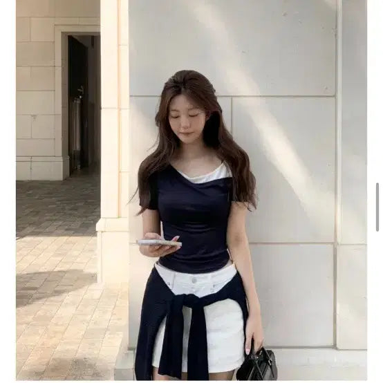 [SOLD OUT] 제니오 레어드커브티 새상품