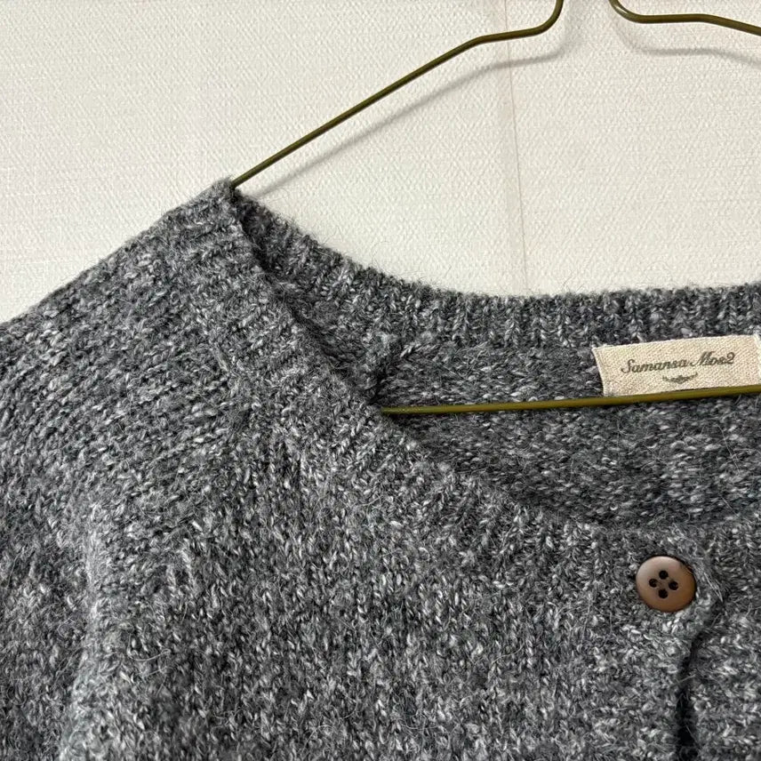 [BUNJANG] Samansamos Cardigan and Check Tunic Set / samansamos2 사만사모스 가디건+체크튜닉