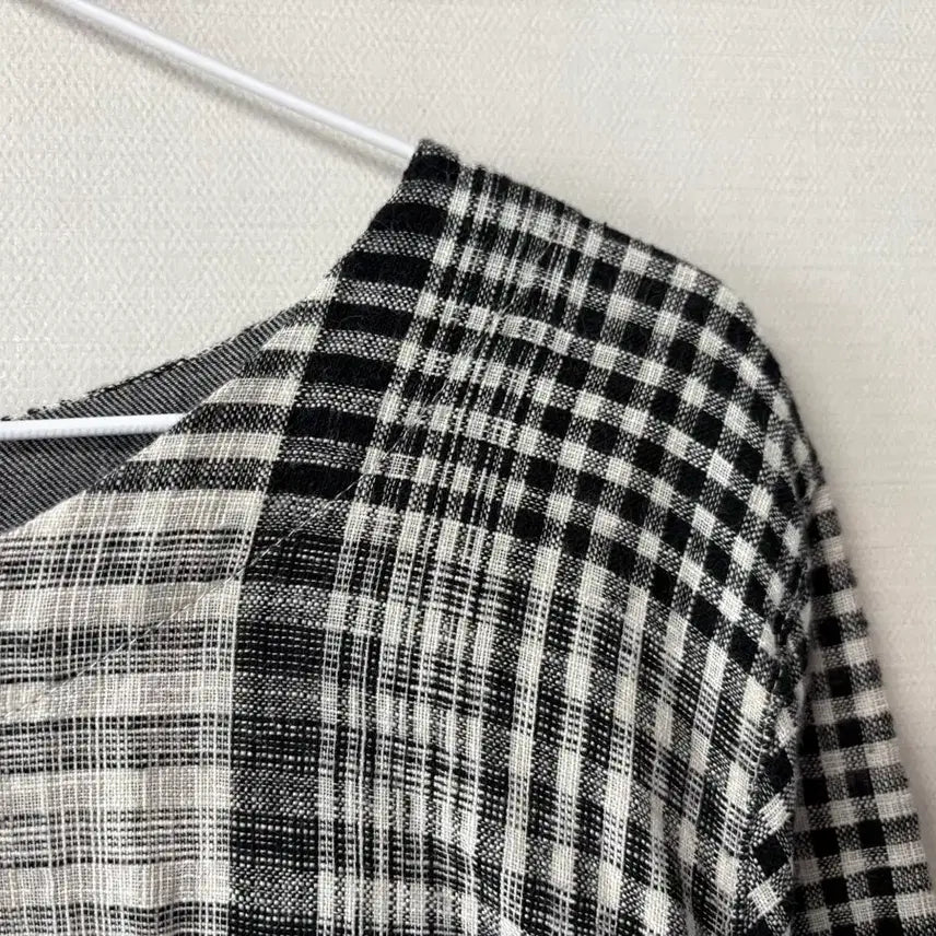 [BUNJANG] Samansamos Cardigan and Check Tunic Set / samansamos2 사만사모스 가디건+체크튜닉