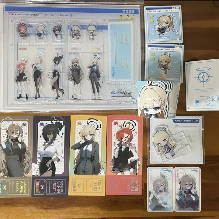 [BUNJANG] Blue Archive Animate Cafe Goods Bundle / 블루아카이브 애니메이트 카페 굿즈 일괄