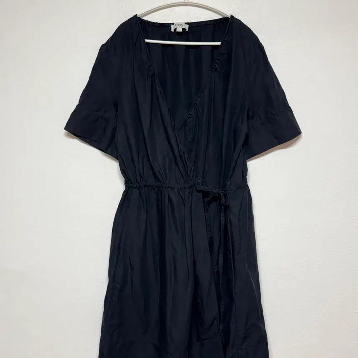 [BUNJANG] COS Black Wrap Dress Size S / 코스 블랙 랩 원피스 S
