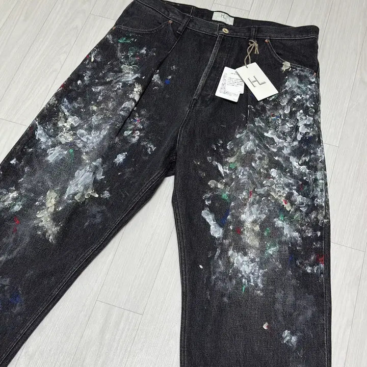 [BUNJANG] HERILL Splash Black Denim Size 3 / [3] 헤릴 HERILL 스플래쉬 블랙 4PK 데님