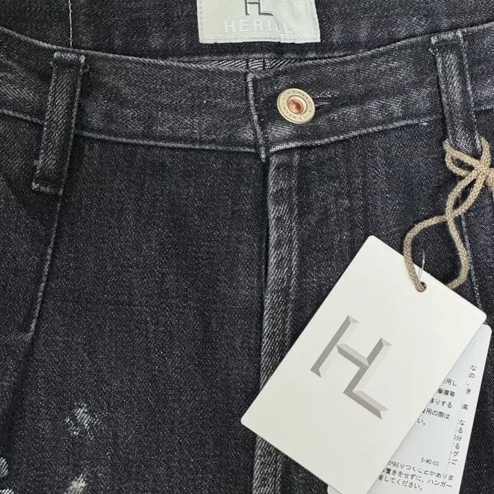 [BUNJANG] HERILL Splash Black Denim Size 3 / [3] 헤릴 HERILL 스플래쉬 블랙 4PK 데님