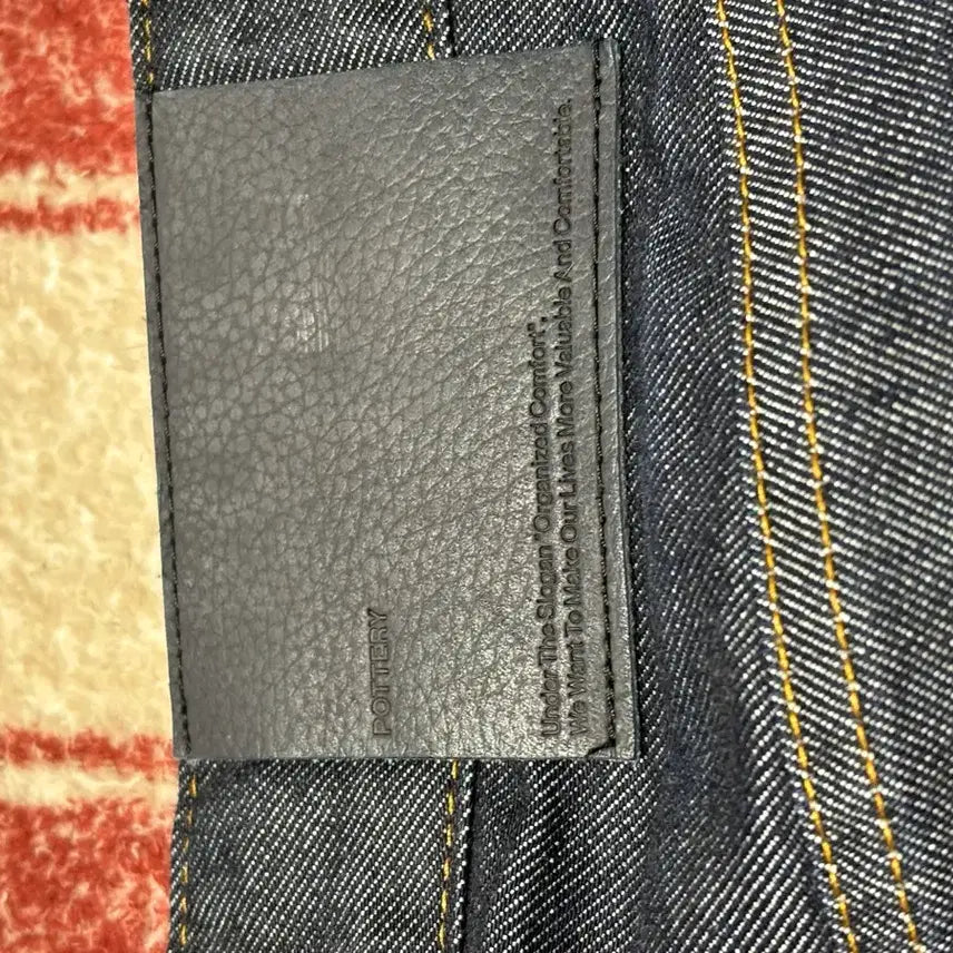 [BUNJANG] Pottery Silk Loose Denim Indigo / (3) 포터리 실크 루즈드 데님 인디고