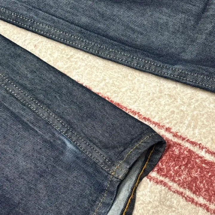 [BUNJANG] Pottery Silk Loose Denim Indigo / (3) 포터리 실크 루즈드 데님 인디고