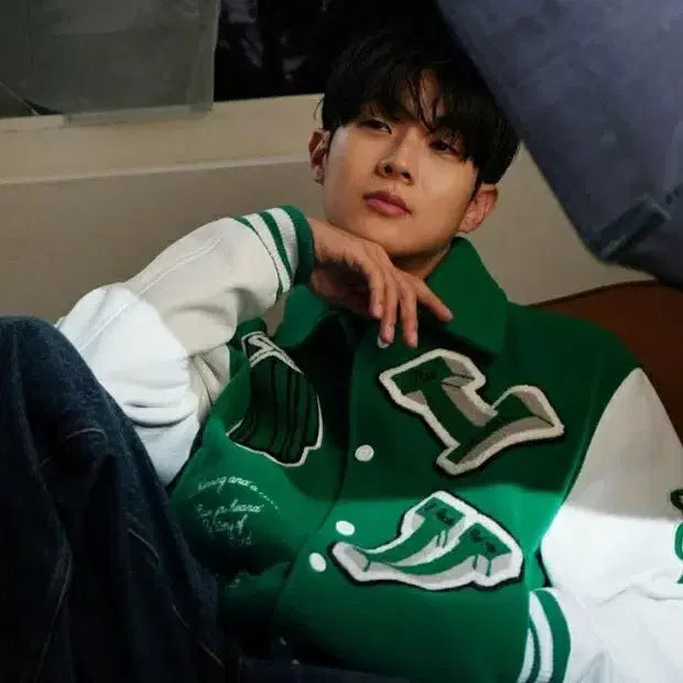 [BUNJANG] Louis Vuitton Varsity Jacket / (50) 루이비통 바시티 자켓 블루종 새상품급 패딩 점퍼