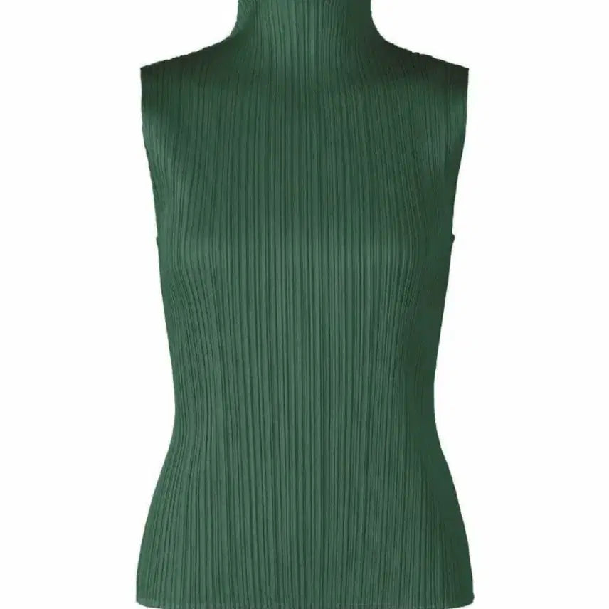 [BUNJANG] Pleated Sleeveless Top / 플리츠 민소매 티셔츠 3사이즈 새상품