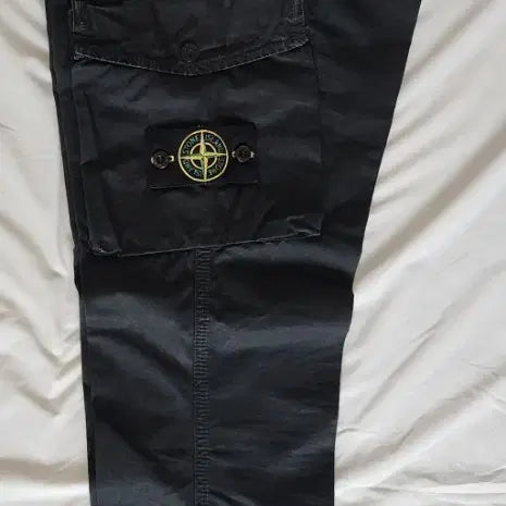 [BUNJANG] Stone Island Old Effect Cargo Pants Black / 스톤아일랜드/ SS시즌 올드이펙트 카고 팬츠 블랙 / 30(새제품)