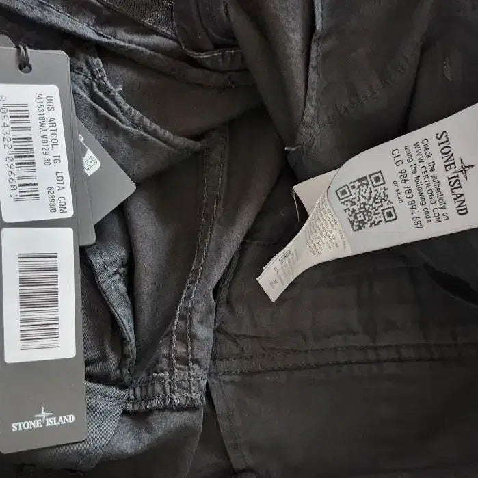 [BUNJANG] Stone Island Old Effect Cargo Pants Black / 스톤아일랜드/ SS시즌 올드이펙트 카고 팬츠 블랙 / 30(새제품)