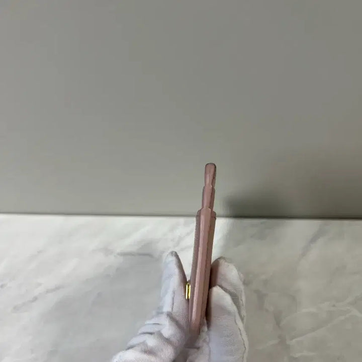 [BUNJANG] Gucci Script Leather Card Wallet / 구찌 스크립트 라이트 레더 카드지갑 핑크