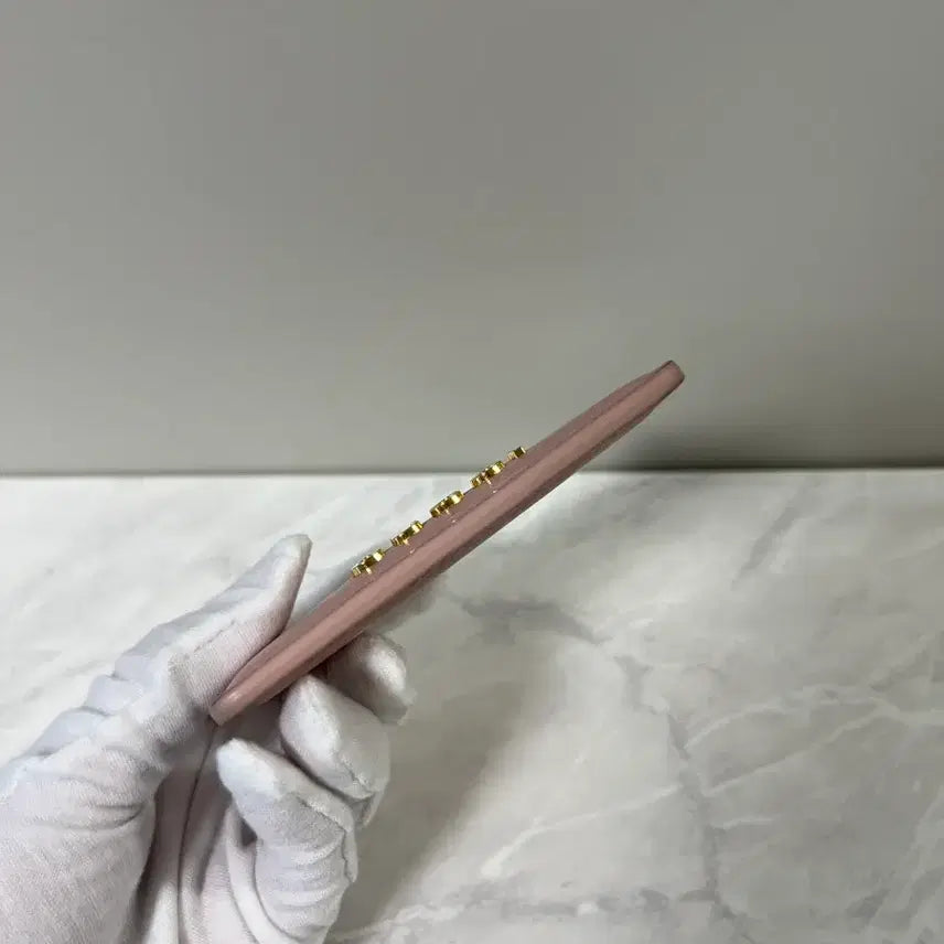 [BUNJANG] Gucci Script Leather Card Wallet / 구찌 스크립트 라이트 레더 카드지갑 핑크