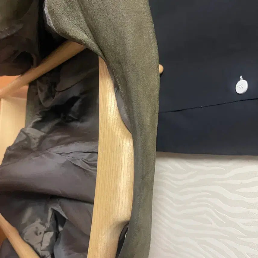 [BUNJANG] Ethos Forest Leather Jacket / 에토스 포레스트 레더자켓(스웨이드 얼룩)