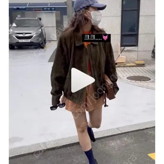 [BUNJANG] Ethos Forest Leather Jacket / 에토스 포레스트 레더자켓(스웨이드 얼룩)