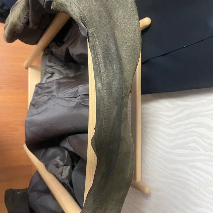 [BUNJANG] Ethos Forest Leather Jacket / 에토스 포레스트 레더자켓(스웨이드 얼룩)