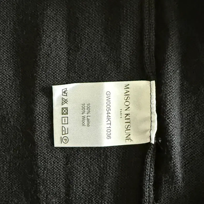 [BUNJANG] (정품) 메종키츠네 더블폭스 가디건 블랙 s / (정품) 메종키츠네 더블폭스 가디건 블랙 s