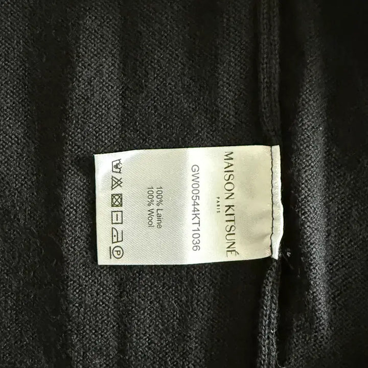 [BUNJANG] (정품) 메종키츠네 더블폭스 가디건 블랙 s / (정품) 메종키츠네 더블폭스 가디건 블랙 s