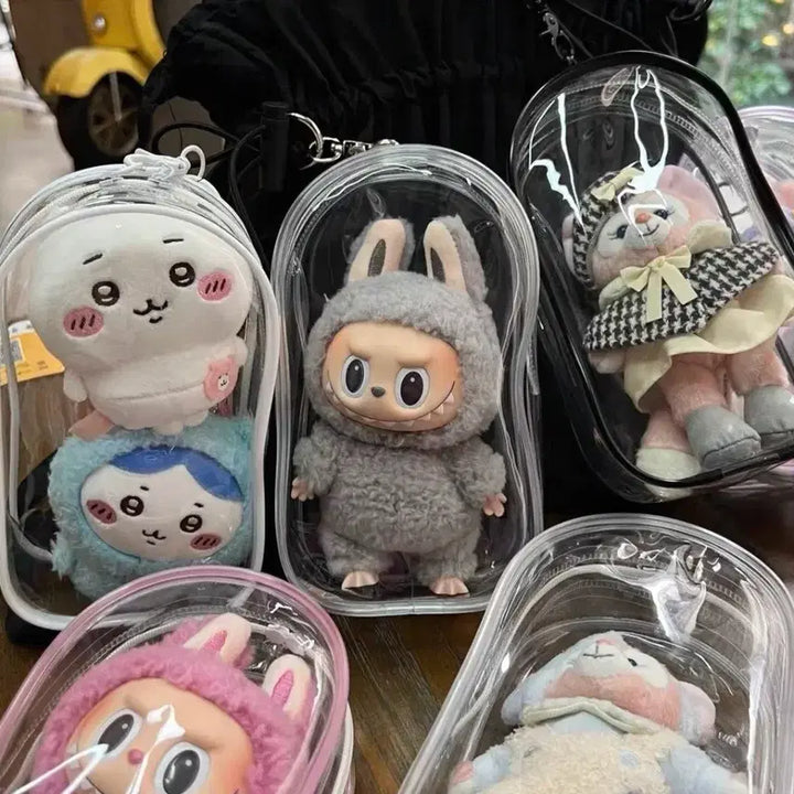 [BUNJANG] Labubu Keyring Doll Case / 라부부 키링 인형 케이스