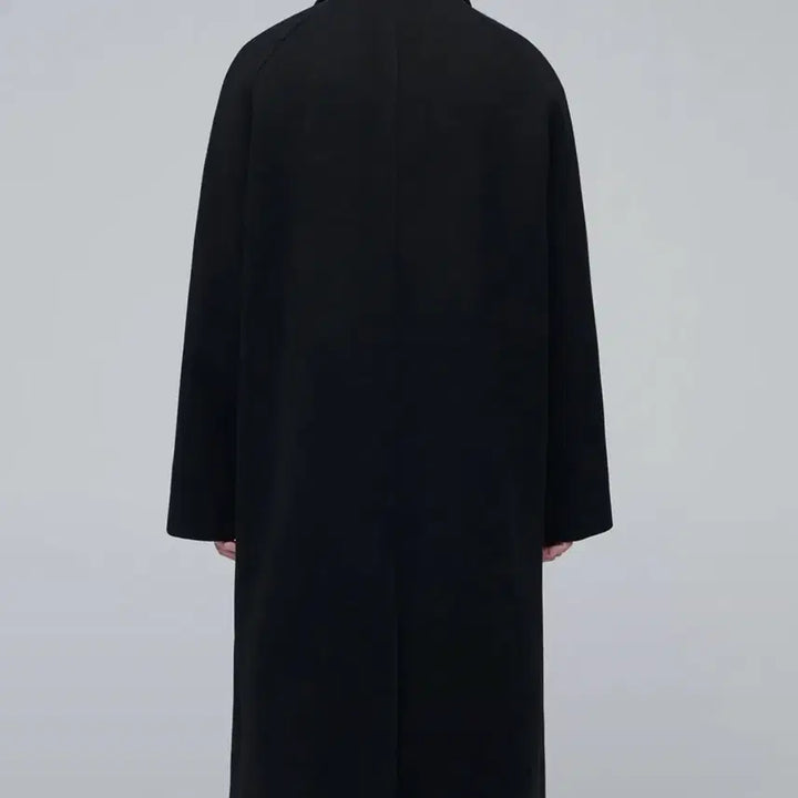 [BUNJANG] Musinsa Standard Cashmere Blend Oversized Balmacaan Coat Black 2XL / 무신사 스탠다드 캐시미어 블렌드 오버사이즈 발마칸 코트 블랙 2xl 판매