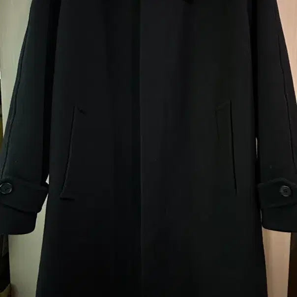 [BUNJANG] Musinsa Standard Cashmere Blend Oversized Balmacaan Coat Black 2XL / 무신사 스탠다드 캐시미어 블렌드 오버사이즈 발마칸 코트 블랙 2xl 판매