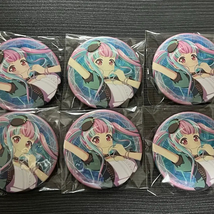 [BUNJANG] Bandori Pareo Bundle Set Can Badge / 뱅드림 라스 파레오 캔뱃지 6개 일괄