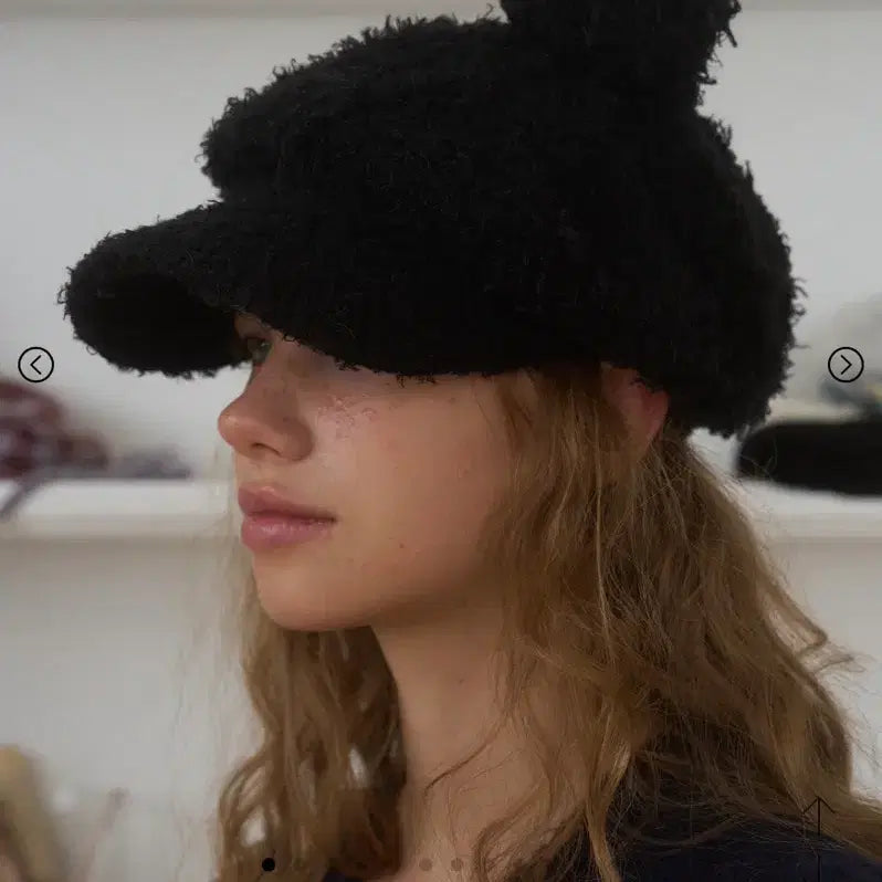 [BUNJANG] Funfromfun Black Newsboy Cap / 새상품) 펀프롬펀 검정 모자 뉴스보이캡 비니 베레모 헌팅캡