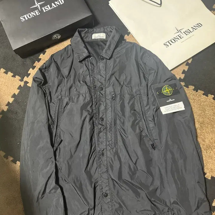 [BUNJANG] Stone Island Crinkle Laps L Jacket / (특가)스톤아일랜드 클링클랩스L