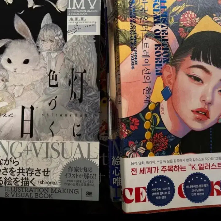 [BUNJANG] Design Illustration Books Bundle Set / 디자인서적 일괄정리 거의새책 일러스트서적