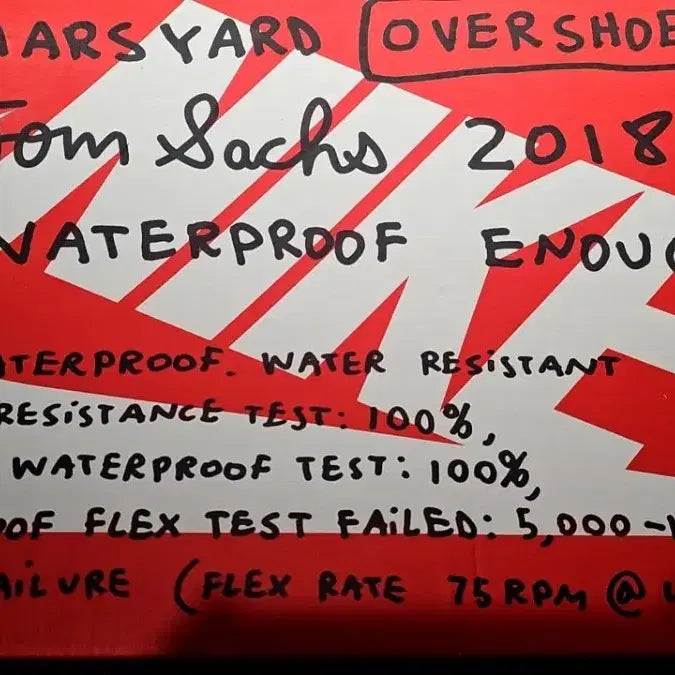 [BUNJANG] Nike Tom Sachs Mars Yard Overshoe 3.0 Sneakers / 나이키 톰삭스 마스야드 오버슈 3.0 260