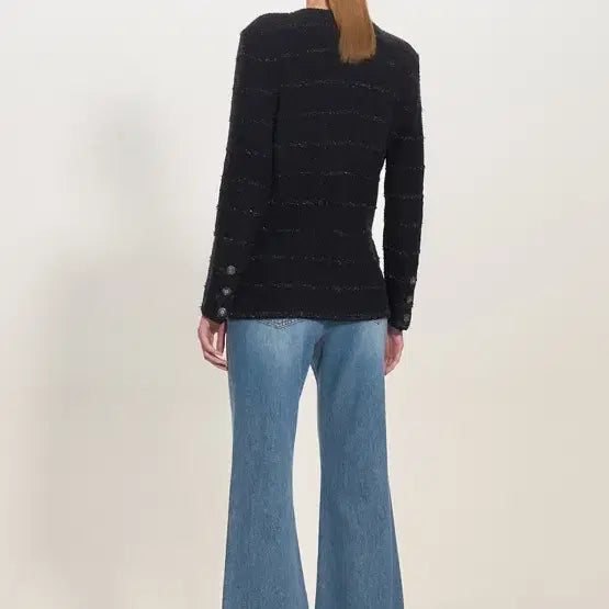 [BUNJANG] Time Lamswool Glitter Tweed Jacket / 타임 램스울 글리터 트위드 자켓(새상품)