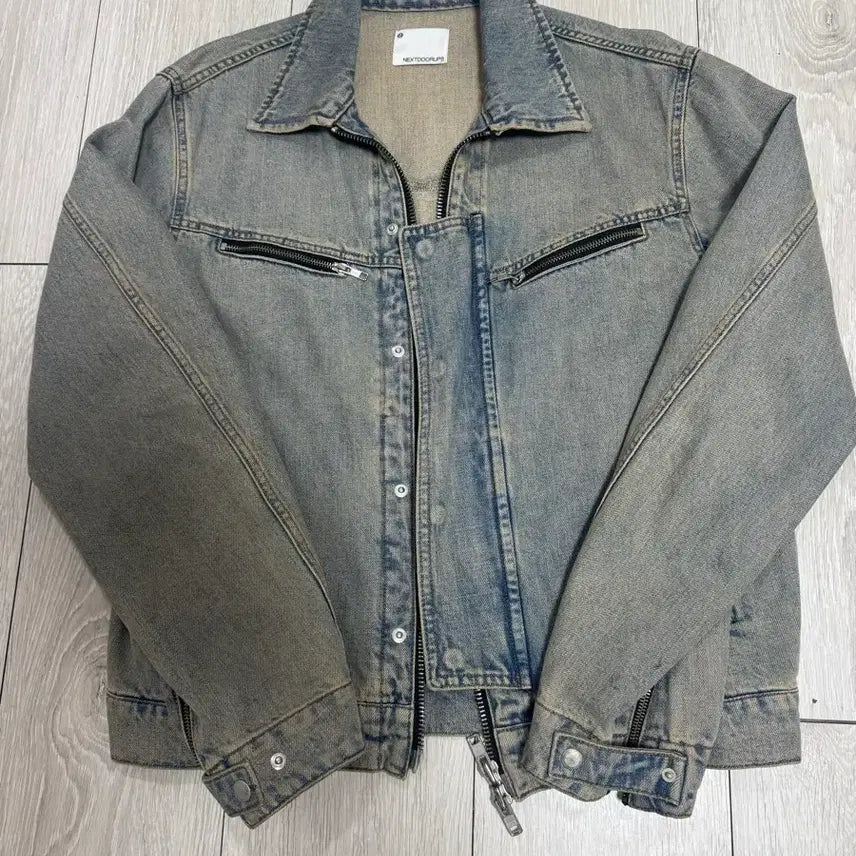 [BUNJANG] &TEAM Harua Western Denim Jacket Light Blue / [2] 넥스트도어립스 웨스턴 데님 자켓 라이트블루