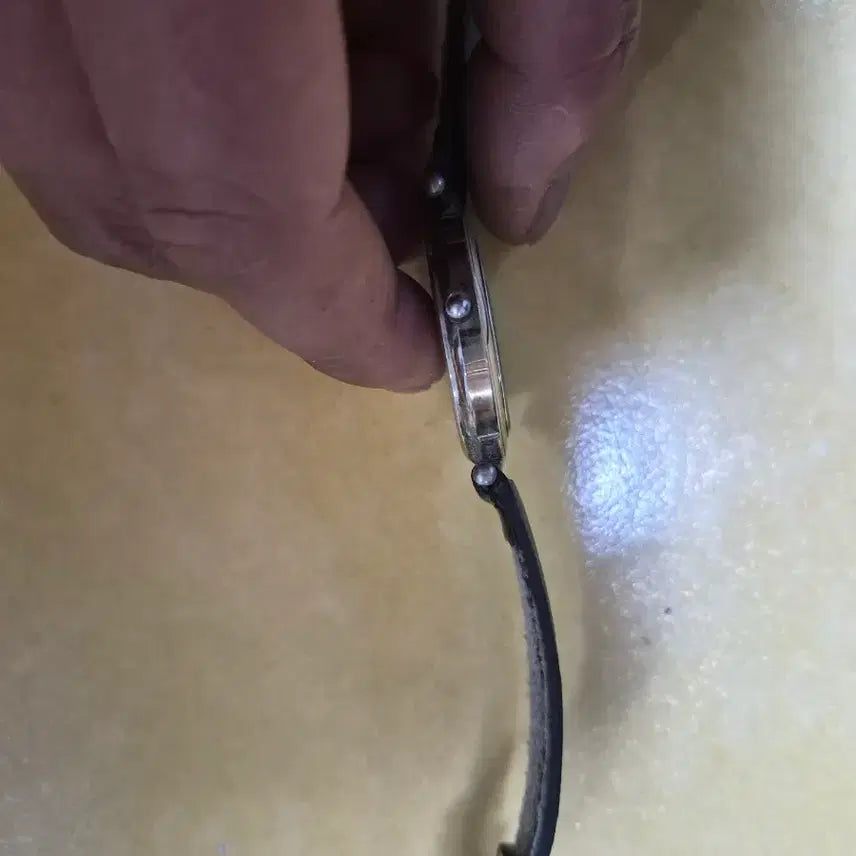 [BUNJANG] Arnaldo Bassini Dual Time Leather Wristwatch / 아날도바시니 듀얼타임 가죽 손목시계